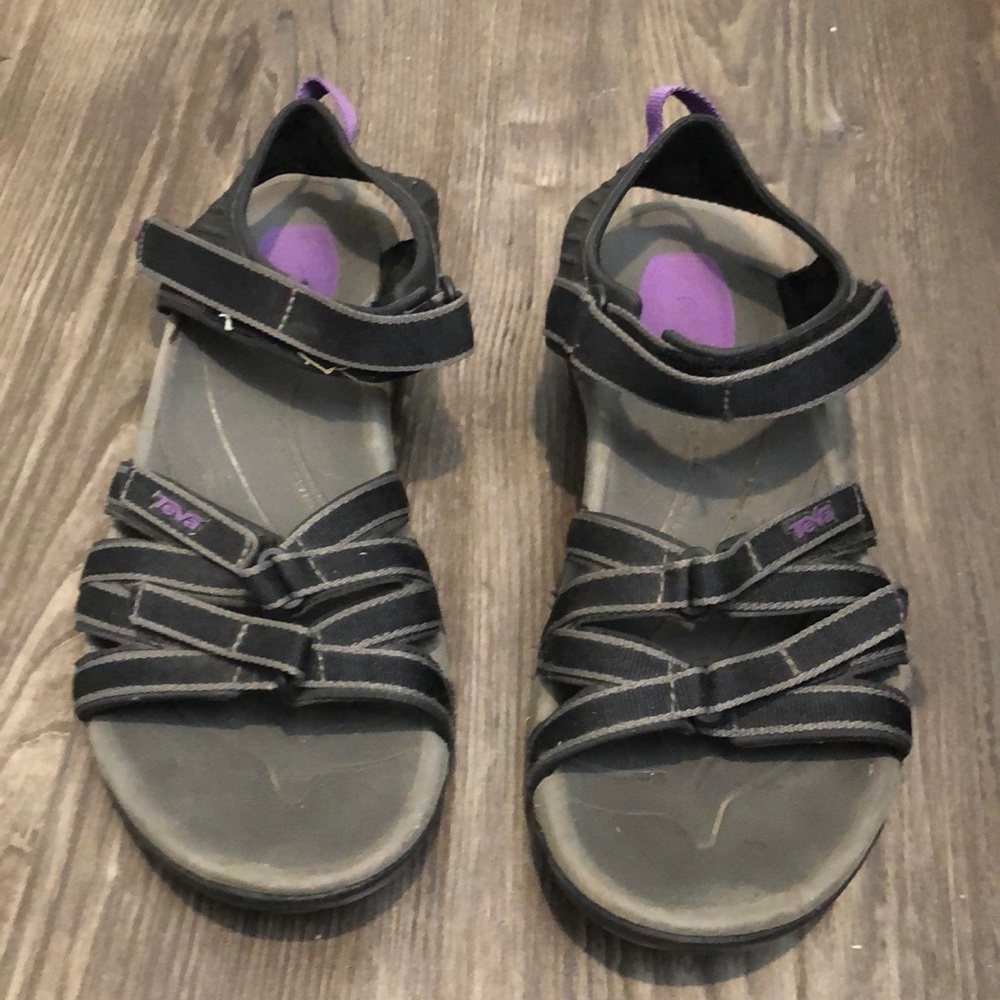 Teva Black Sandals Size 9